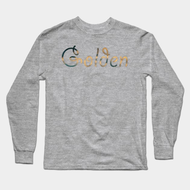 Golden Long Sleeve T-Shirt by afternoontees